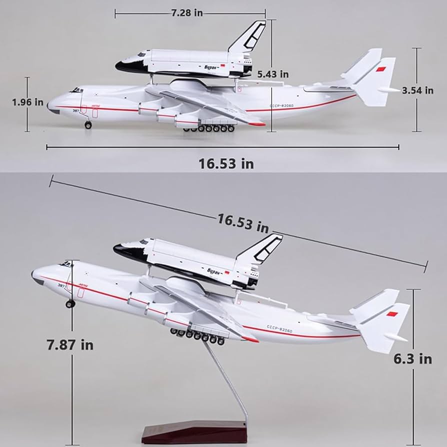 Antonov　AN-225　Mriya　1/200スケール Amazon.com: Model Plane Antonov an225 1/200 Scale Resin